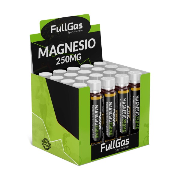 Caja 20 u - Magnesio - Viales 250ml - Sabor Limón ácido