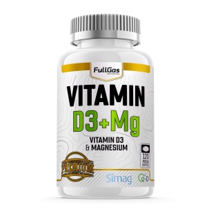 Vitamina D3 + Mg 120 Softgel