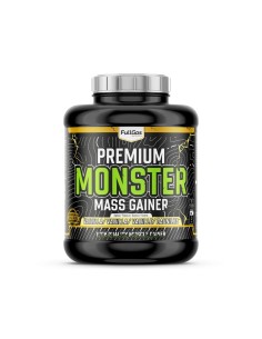 Monstre Premium (gagnant de masse / Gagnant de poids) - Smoothie à la vanille douce - 3kg