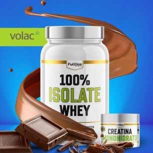 Isolate Whey 900g Chocolate + Creatina monohidrato 250g