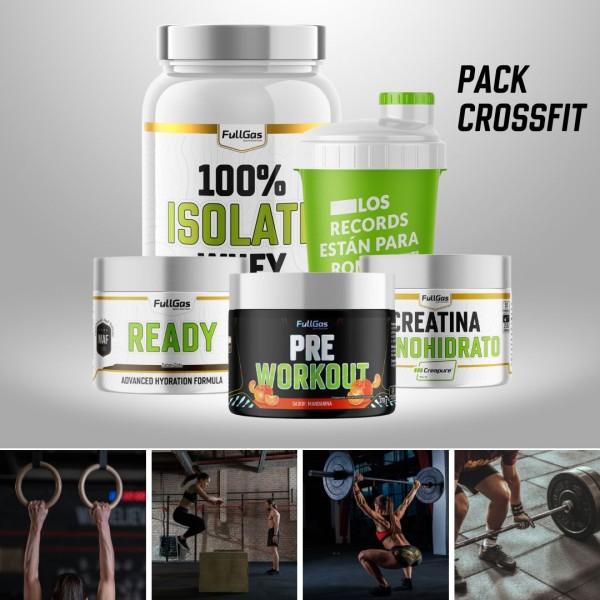 Pack CROSSFIT - 100% ISOLATE, READY, CREATINA y PRE-WORKOUT