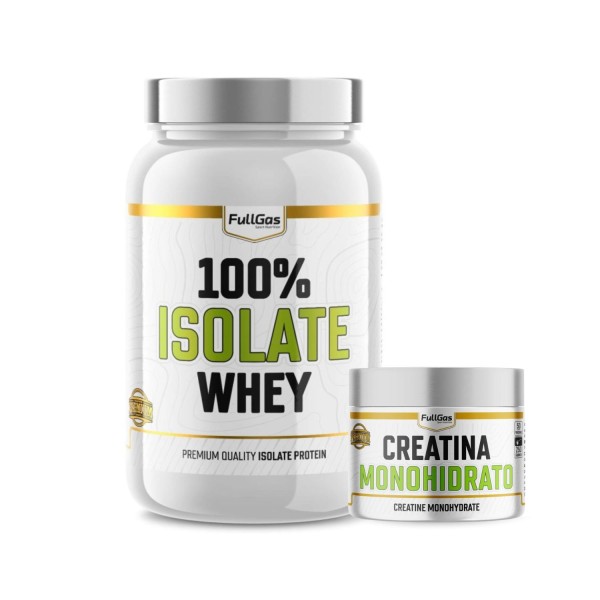 Isolate Whey 900g Cookies Cream + Creatina Monohidrato 250g