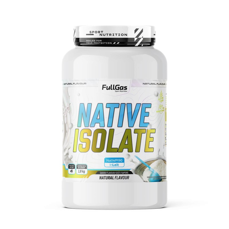 Native Isolate - Isolat de protéines natives saveur neutre - 1,8kg