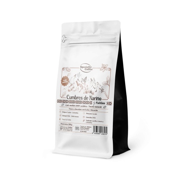 Café de especialidad molido - Cumbres de Nariño Colombia - 250g