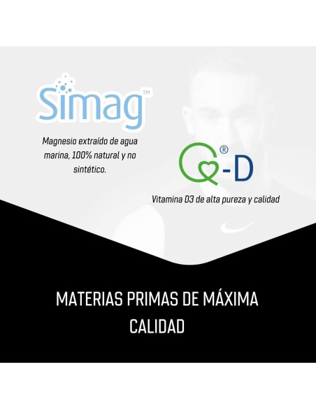 Vitamine D3 (Quali®-D) + Magnésium Marine (Simag) - Capsules - 30 tomas