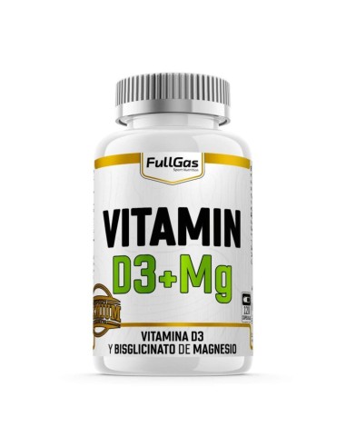Vitamine D3 + Bisglycinate de magnésium - 120 capsules
