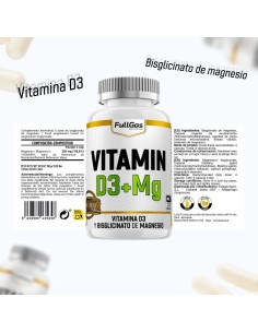 Vitamine D3 + Bisglycinate de magnésium - 120 capsules 2