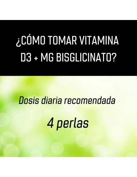 Vitamine D3 + Bisglycinate de magnésium - 120 capsules