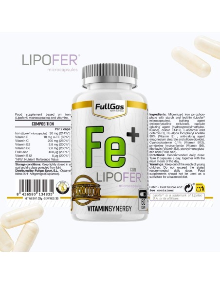 Fer (microcapsules Lipofer ™) - 60 gélules