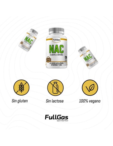 CNA (N-acétyl-L-cystéine) - Capsules - 60 tomas