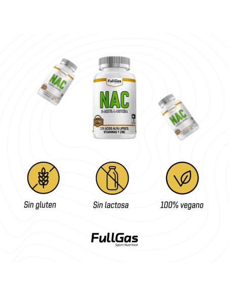 CNA (N-acétyl-L-cystéine) - Capsules - 60 tomas