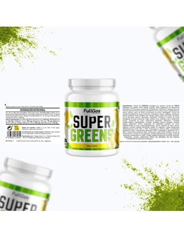 Super Greens - Poudre (citron) - 60 coups de feu