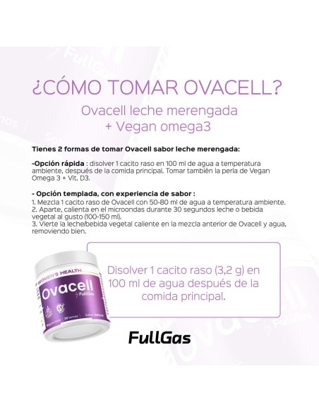 Achetez Ovacell Plus (Supplément pour SOP) avec OMEGA 3 VEGAN SHORING MERING MERING