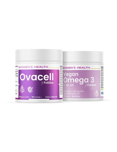 Achetez Ovacell (Supplément pour SOP) avec OMEGA 3 VEGAN + THÉ MATCHA