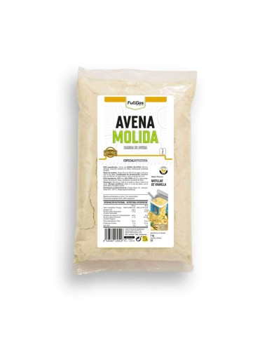 Flocon au sol (farine d'avoine) - Custard de la vanille - 1kg