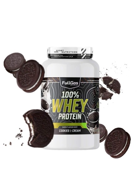 100% De protéines de lactosérum (concentré) - Cookies et crème - 900g