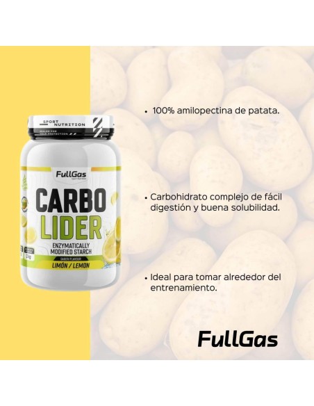 Carbolider (Amilopectina de Patata) - Limón - 1kg