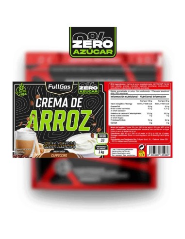 Crème de riz zéro (Pregélatinized) - Capuccino - 1kg