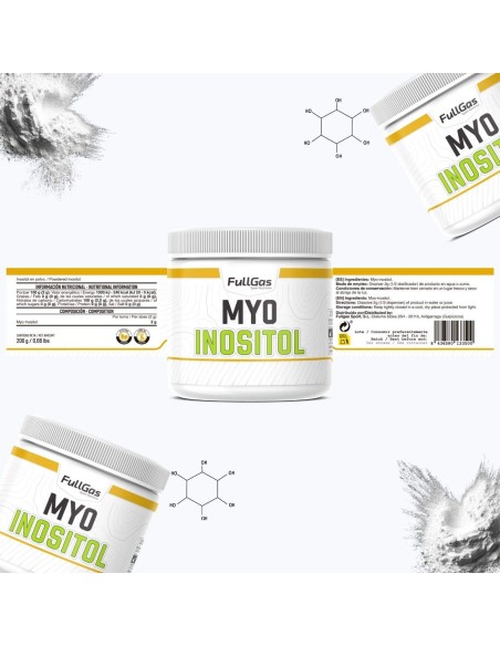 Myo-Inositol (myoinositol) poudre - Neutre - 200g
