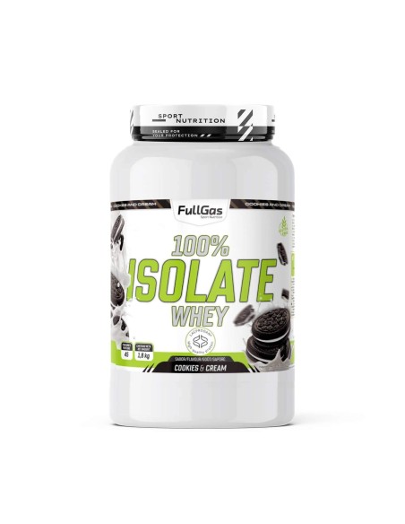 100% Isolat de lactosérum (isolé) - Cookies & Crème - 1,8 kg