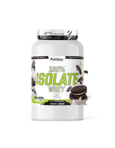 100% Isolat de lactosérum (isolé) - Cookies & Crème - 1,8 kg