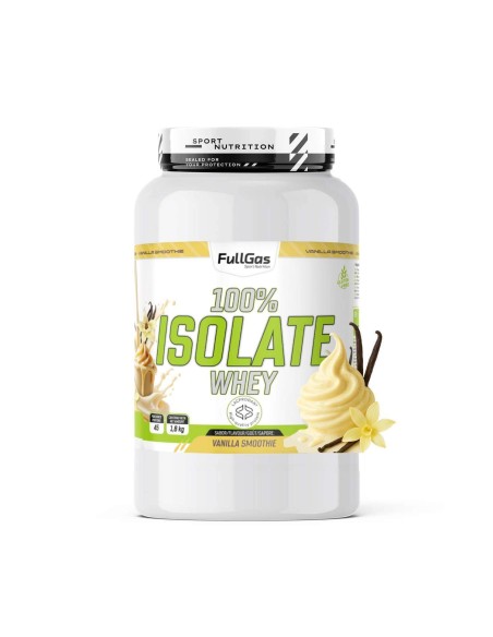 100% Isolat de lactosérum (isolé) - Smoothie à la vanille - 1.8kg