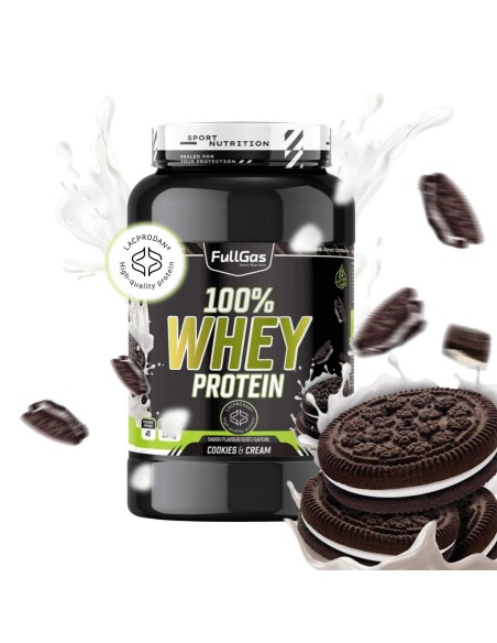 100% De protéines de lactosérum (concentré) - Cookies & Crème - 1.8kg