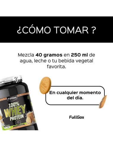 100% Protéine de lactosérum (concentré) - Cookie María - 1.8kg