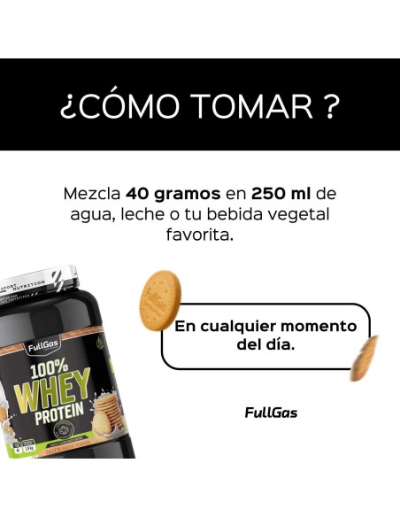 100% Protéine de lactosérum (concentré) - Cookie María - 1.8kg