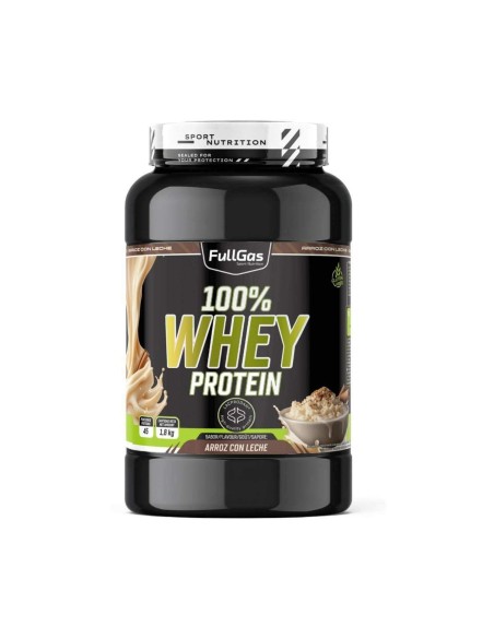 100% De protéines de lactosérum (concentré) - Riz avec lait - 1,8 kg