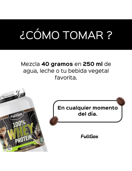 100% De protéines de lactosérum (concentré) - Cappuccino moka - 900g