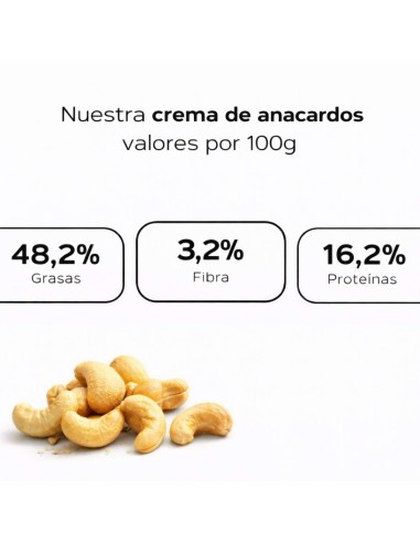 Crème de noix de cajou écologique - 100% Pure - 250g