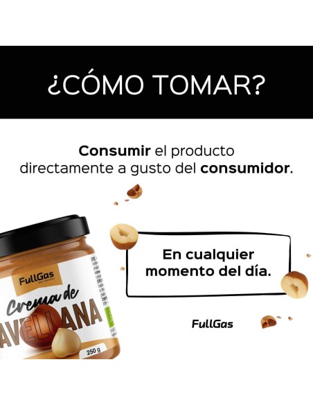 Crème écologique Noisette - 100% Pure - 250g
