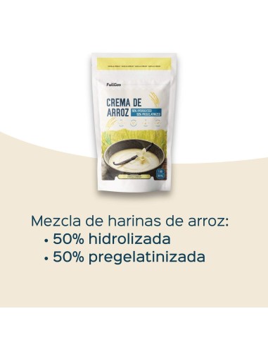Crème de riz (hydrolysée-Pregélatinisée) - Vanille - 1kg