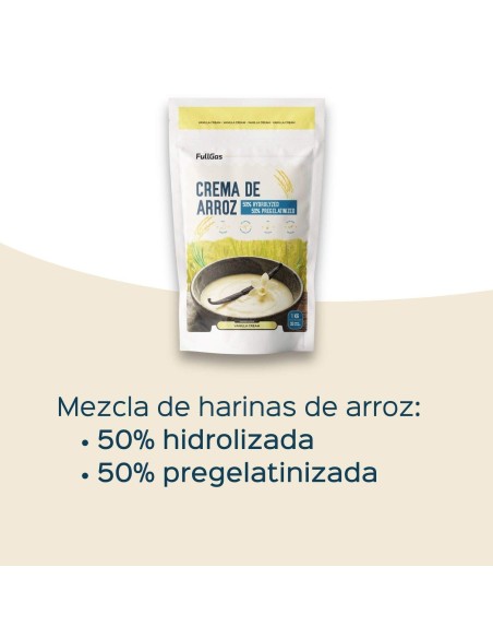 Crème de riz (hydrolysée-Pregélatinisée) - Vanille - 1kg