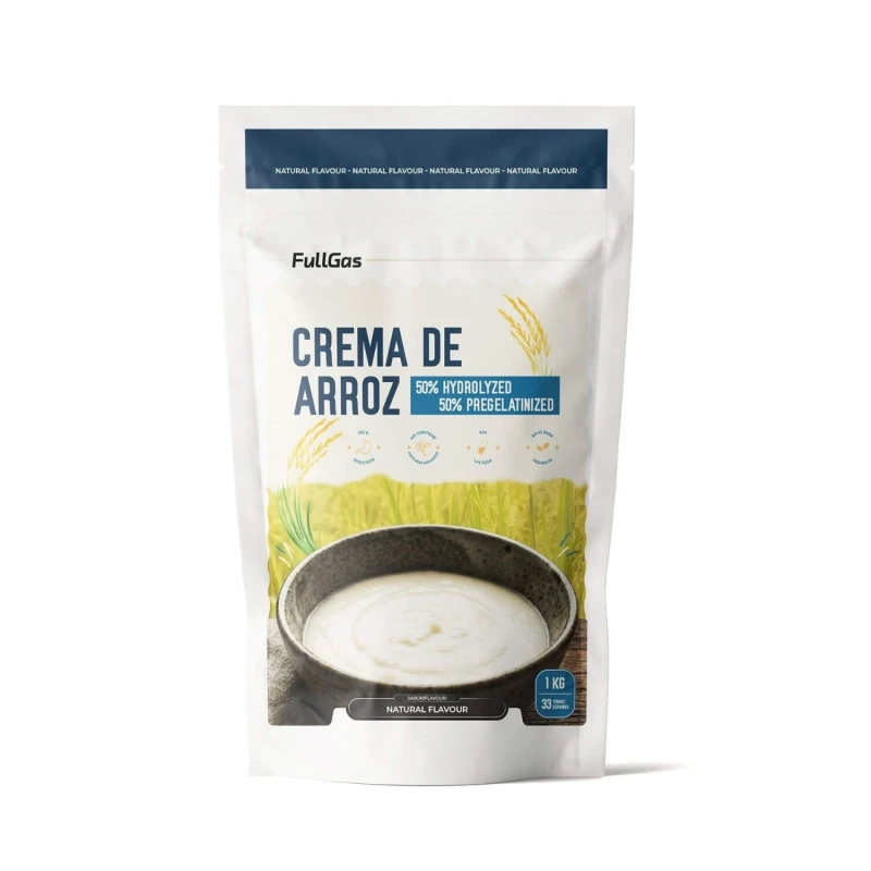 Crème de riz (50% Hydrolysée-50% Prégélatinisée) - Naturel - 1kg