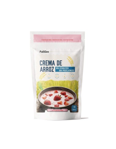 Crème de riz (hydrolysée-Pregélatinisée) - Fraise - 1kg