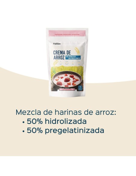 Crème de riz (hydrolysée-Pregélatinisée) - Fraise - 1kg