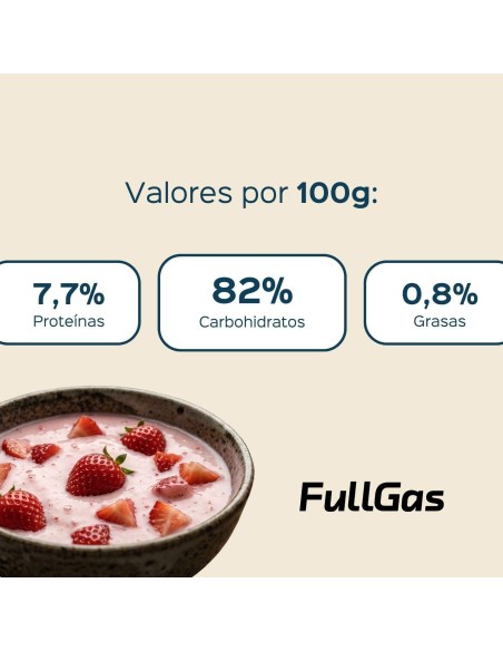 Crème de riz (hydrolysée-Pregélatinisée) - Fraise - 1kg