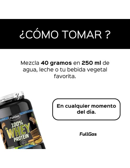 100% De protéines de lactosérum (concentré) - Queen Cookie - 1.8kg