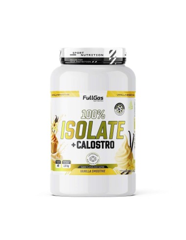 100% Isolat + colostrum - Vanilla Smoothie - 1,8kg