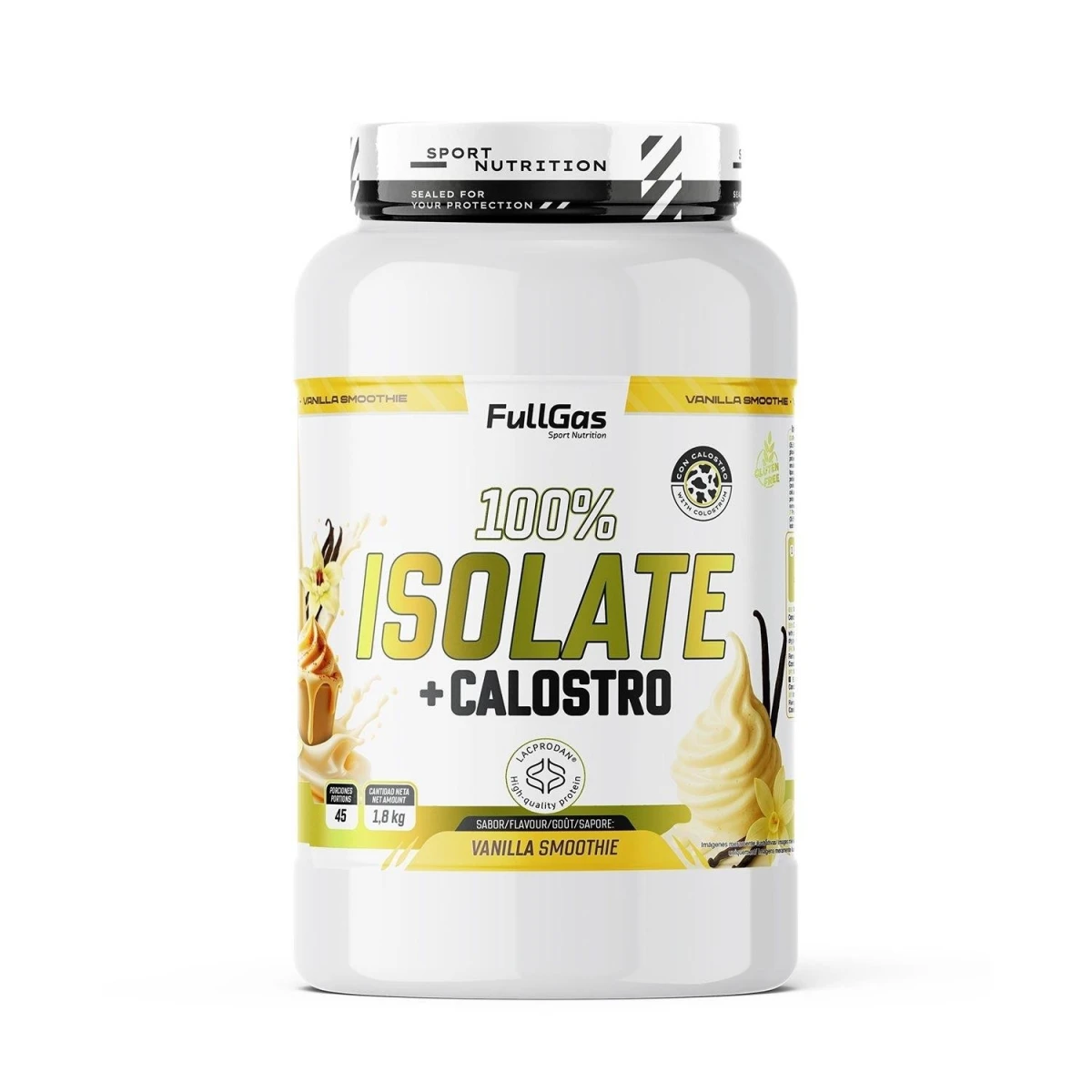 Isoler + colostrum - Smoothie Vanilla - 1.8kg