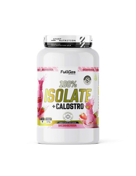 100% Isolat + colostrum - Smoothie à la fraise - 1.8kg