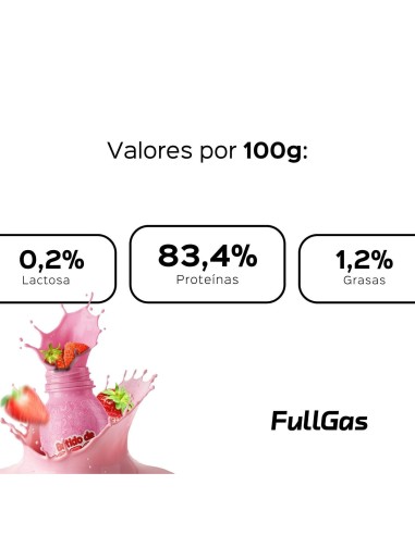 100% Isolat + colostrum - Smoothie à la fraise - 1.8kg