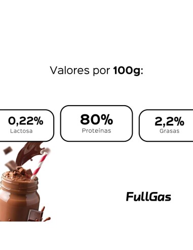 100% Isolat + colostrum - Smoothie au chocolat - 1,8kg