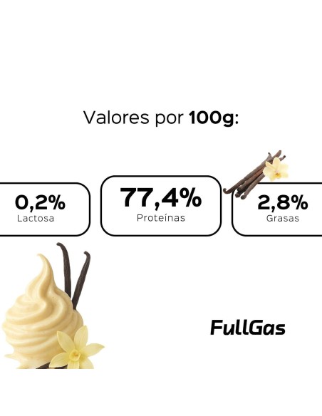 Sérum isolé + œuf de protéines transparent - Smoothie à la vanille - 900g