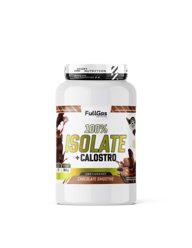 100% Isolat + colostrum - Smoothie au chocolat - 900g
