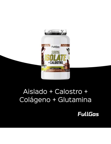 100% Isolat + colostrum - Smoothie au chocolat - 900g