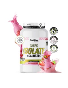 100% Isolat + colostro - Smoothie à la fraise - 900g 2