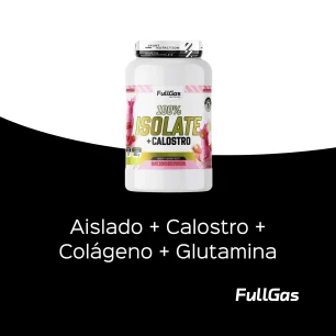Isoler + Colostrum - Smoothie à la fraise - 900g